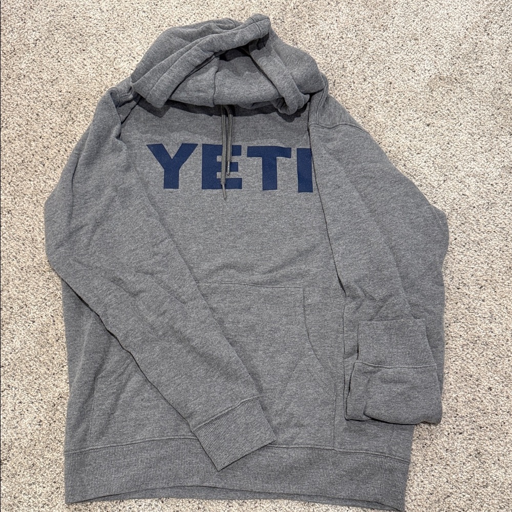 YETI Charcoal Gray Hoodie